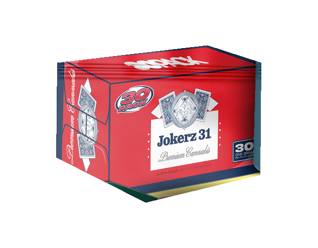 Jokerz 31 pre-roll box
